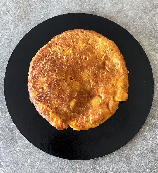 Galette de pommes caramélisées